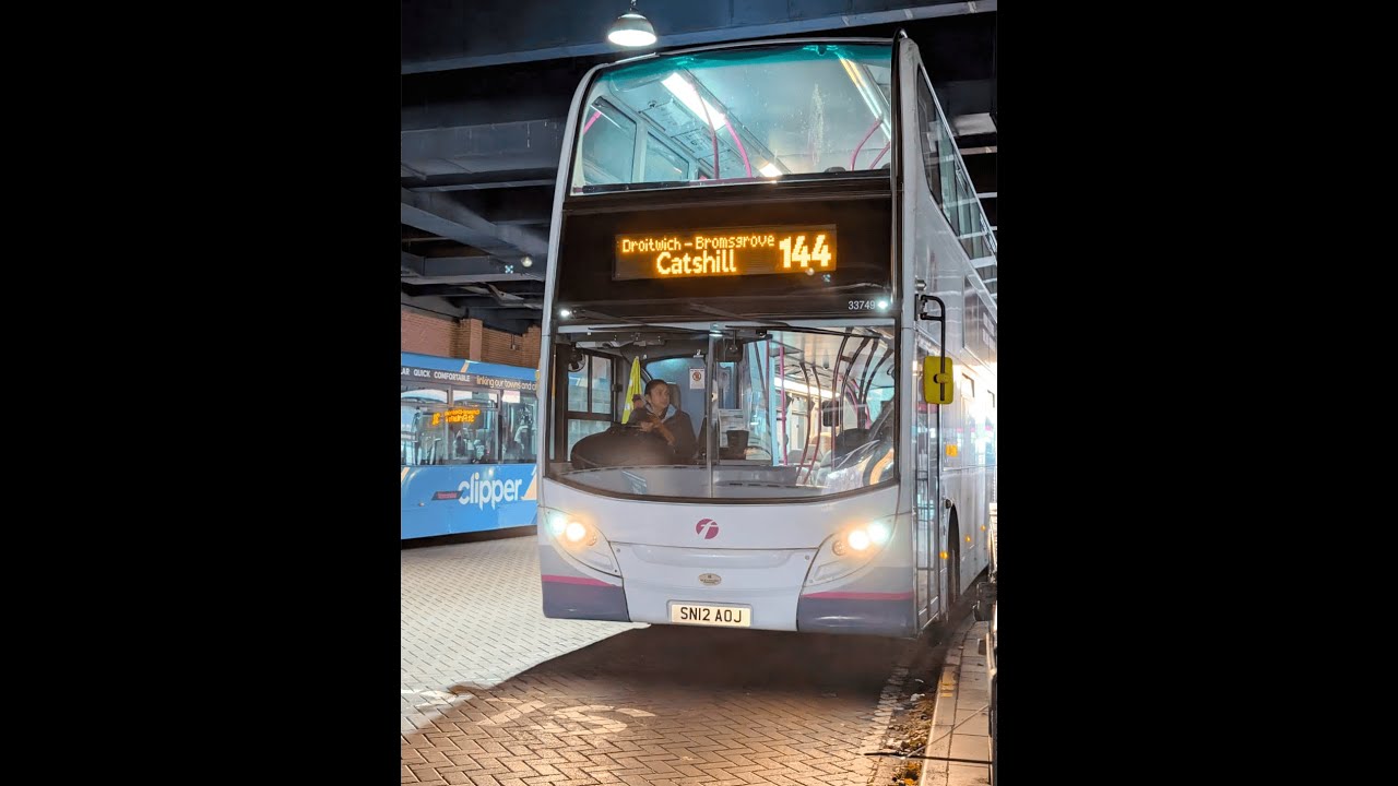 First Worcester route 144 to Bromsgrove from Worcester crowngate October 2025