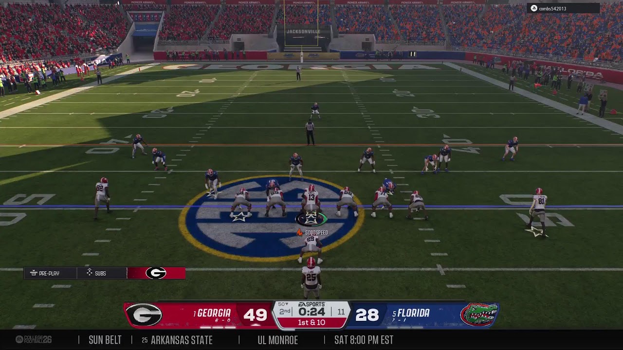 Georgia vs Florida