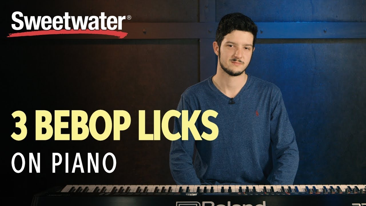 3 Jazz Bebop Piano Licks