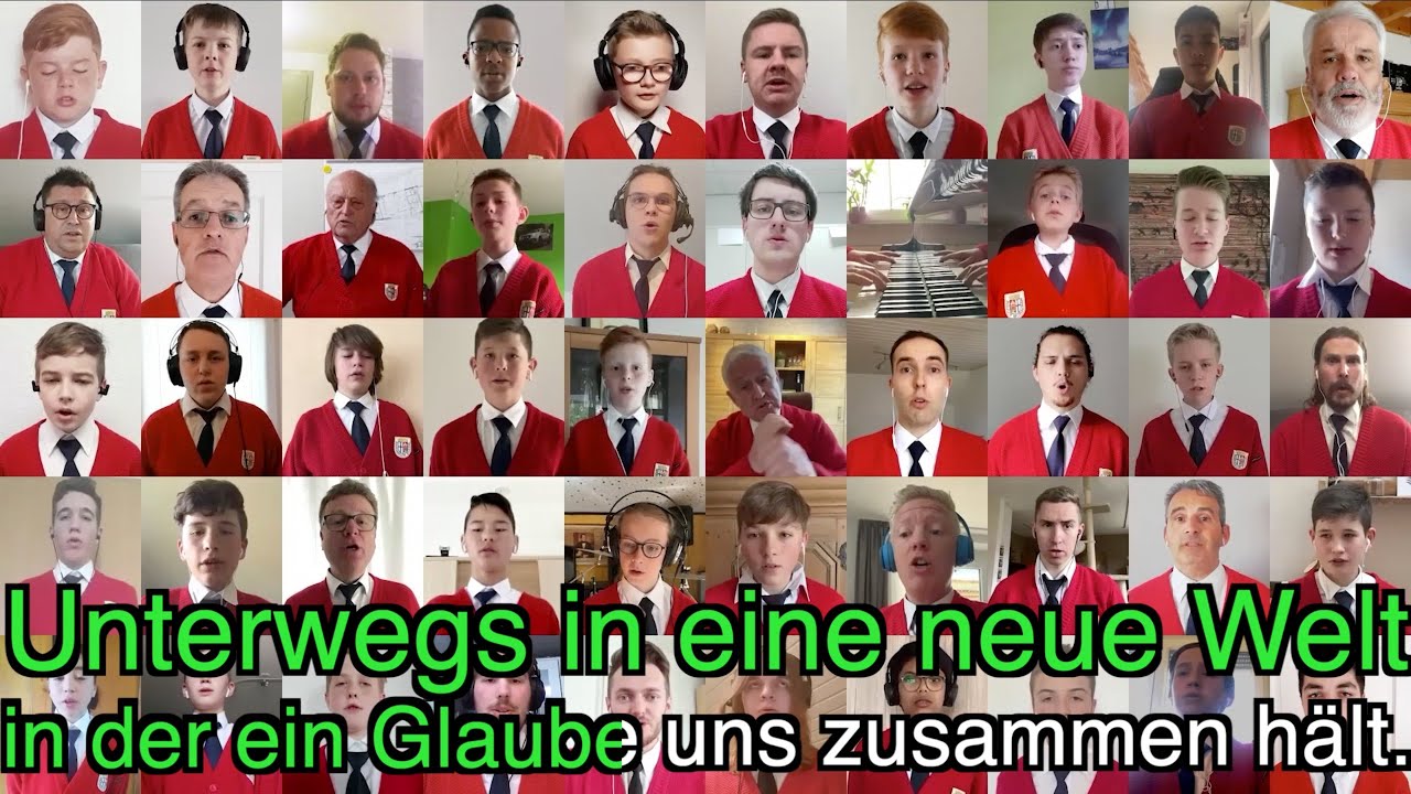 Karaoke - Unterwegs in eine neue Welt - virtueller Knabenchor Marianum Fulda mit 