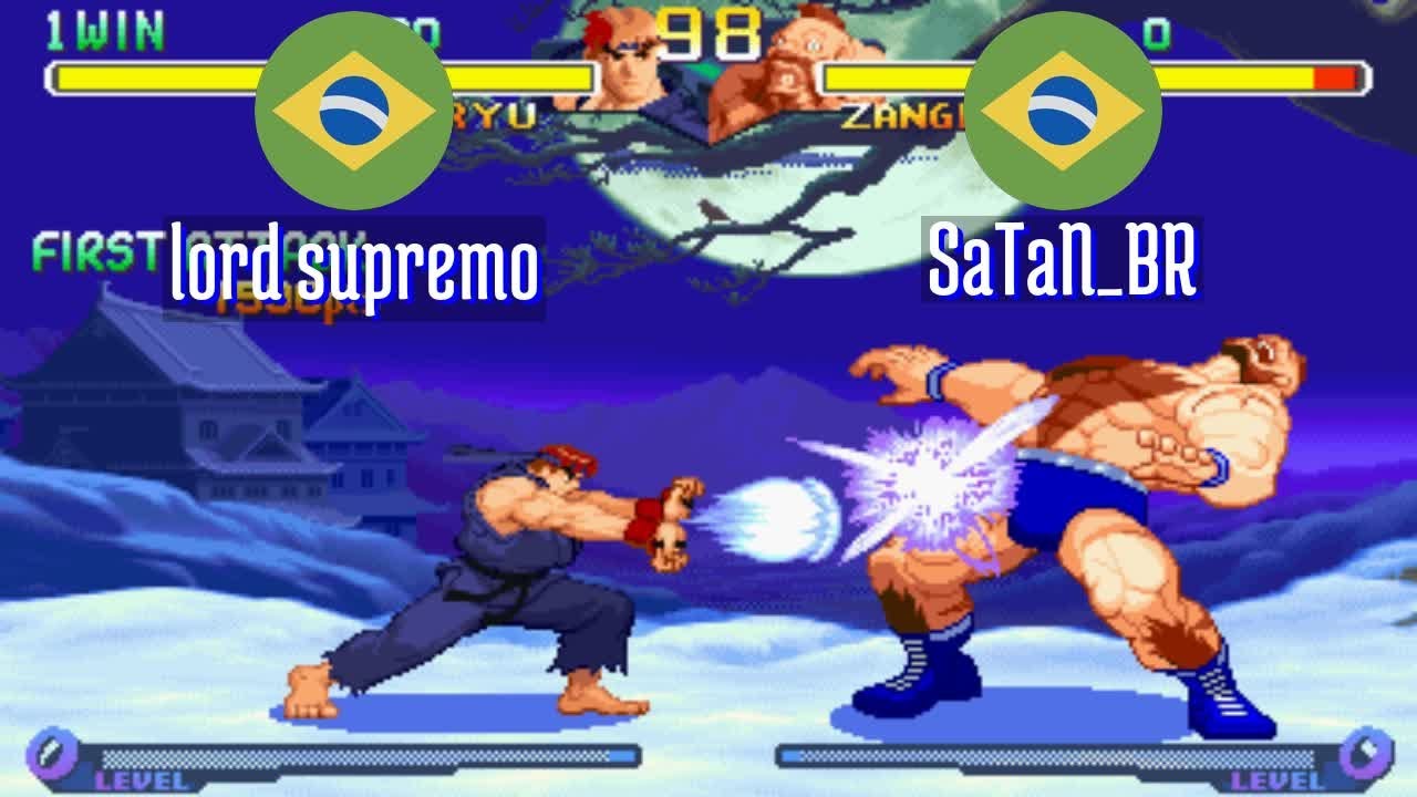 FT10 @sfa2u: lord supremo (BR) vs SaTaN_BR (BR) [Street Fighter Alpha 2 sfa2 Fightcade] Feb 27