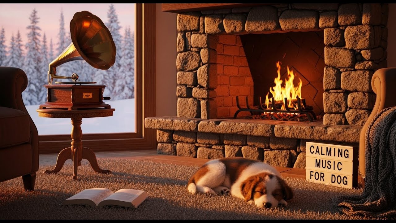 12 hours of Soft Music for Dogs : Calming Sounds to Ease Separation Anxiety & Promote Deep Sleep 😌🐾