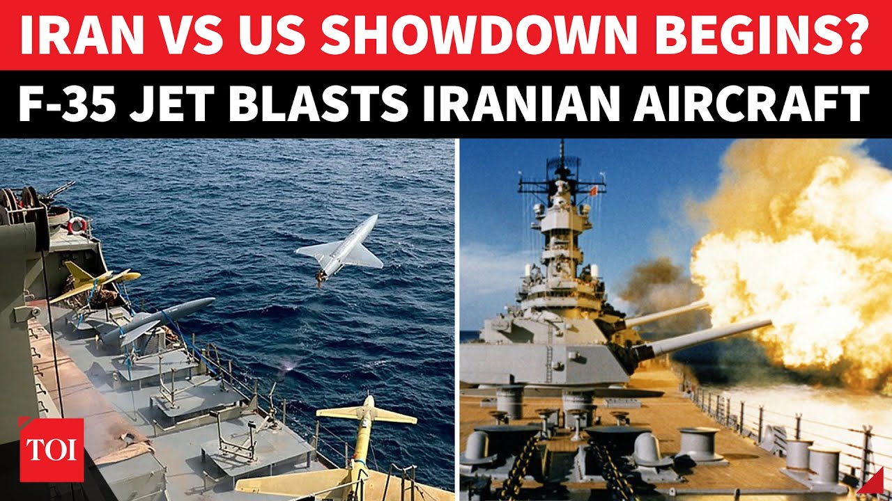 Iran Vs US 'War Erupts': F-35 Jet SHOOTS Shahed Drone From USS Abraham Lincoln In '1st Strike'