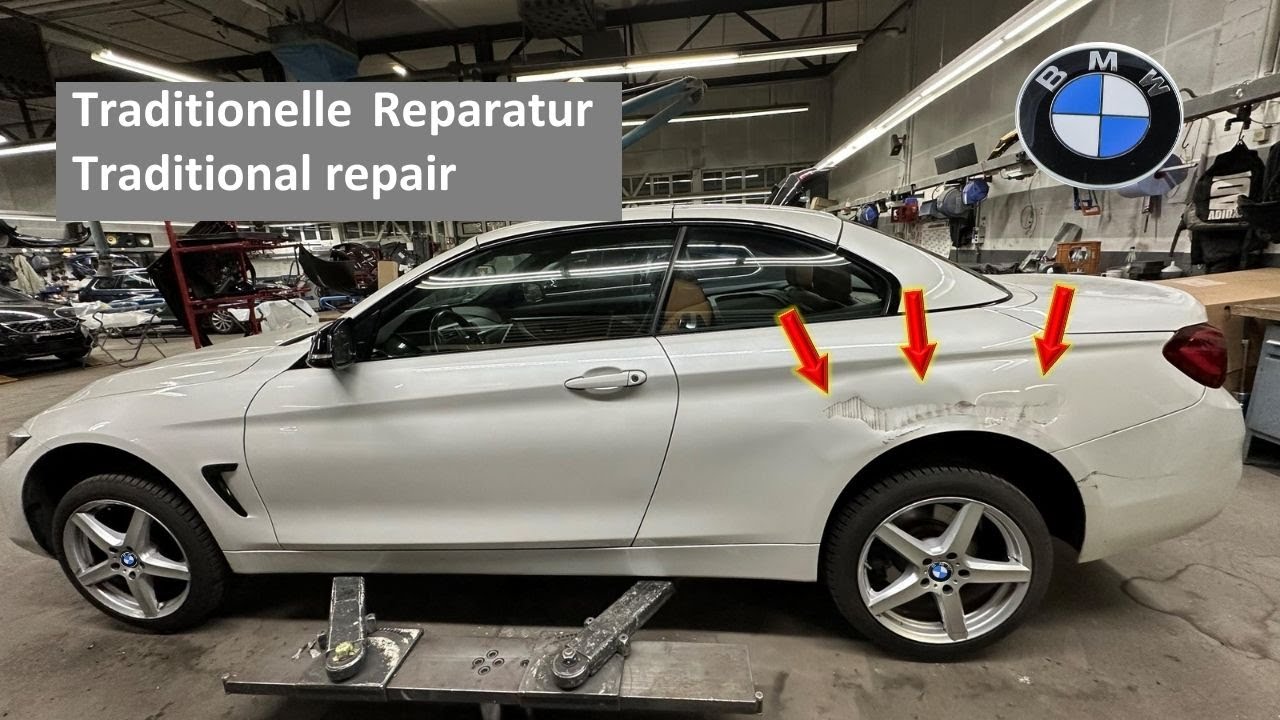 Traditional repair/ BMW 4er Cabrio/Traditionelle Reparatur