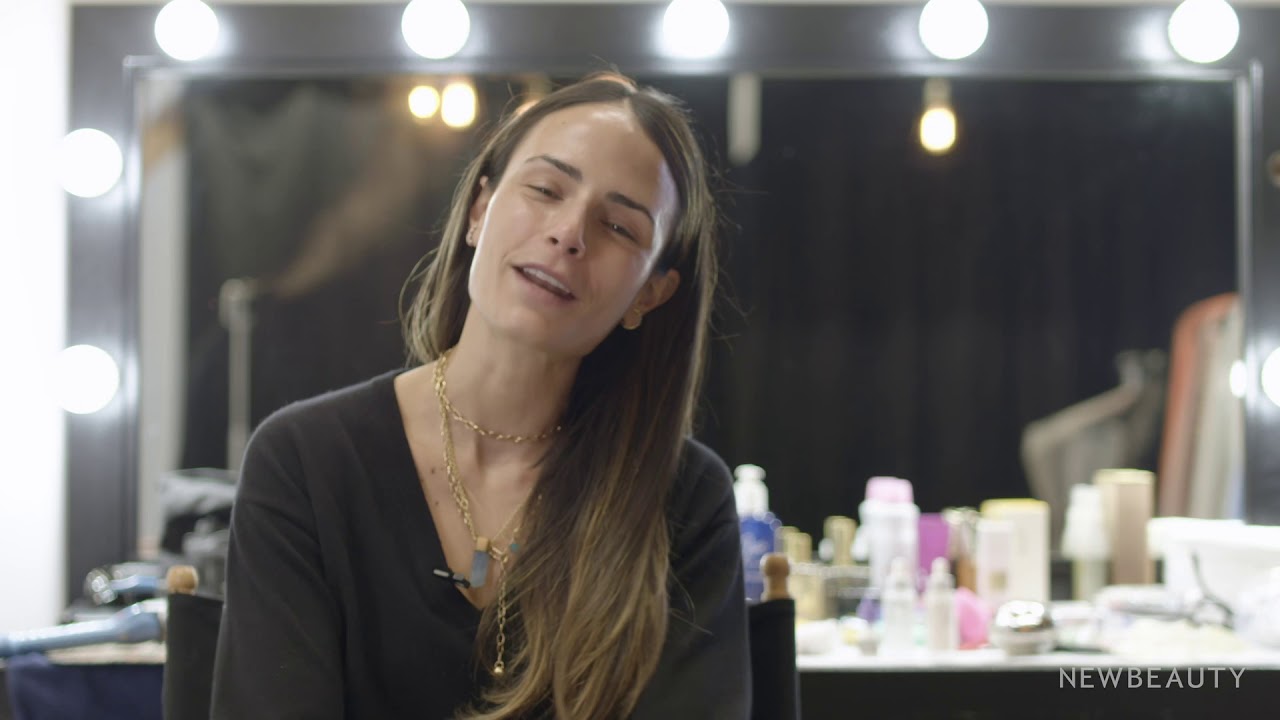 BTS with Jordana Brewster for                         The Cover of New BeautyMagazine May 2020