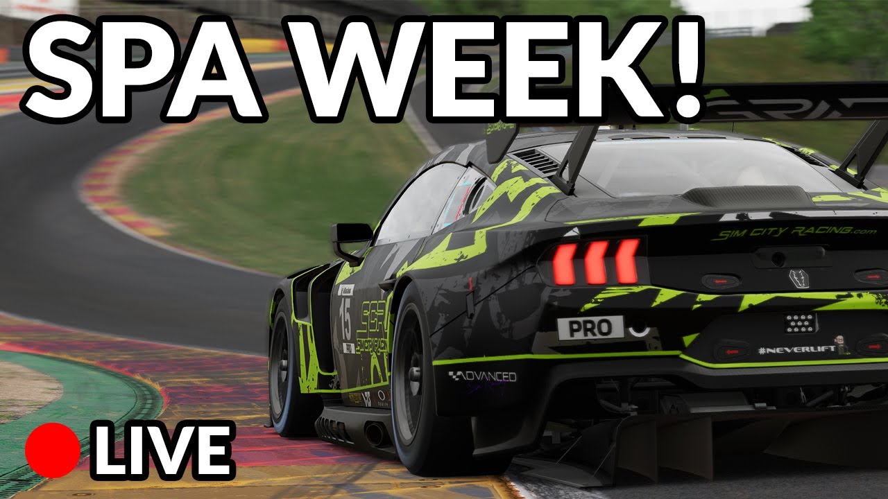 🔴 LIVE - Sim Racing Chaos at Spa-Francorchamps! | iRacing GT3