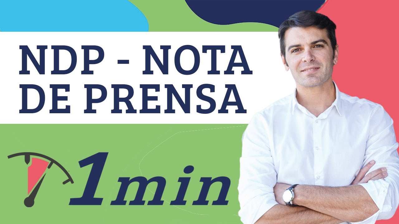 📢 Qué es una NOTA DE PRENSA - Marketing en 1 Minuto