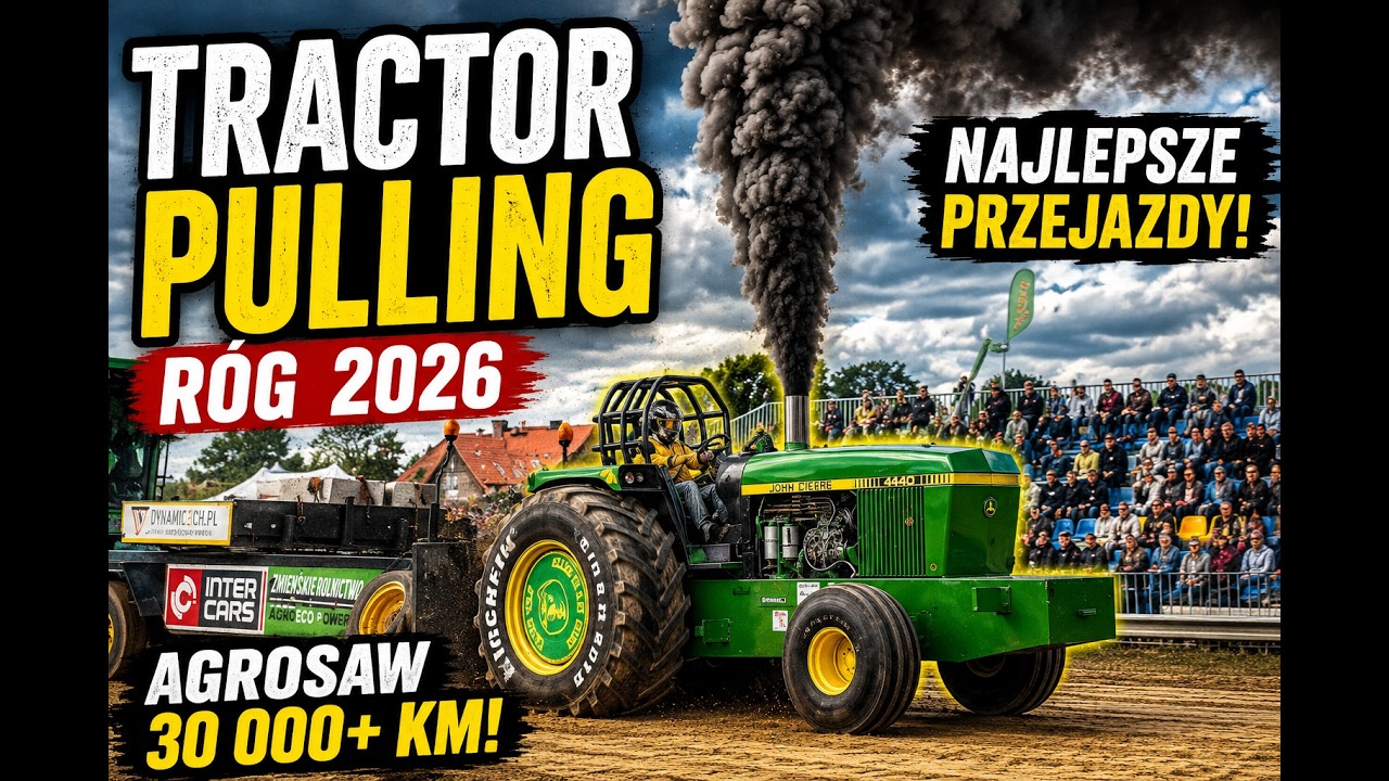 🔥 Najlepsze przejazdy | Tractor Pulling Polska R&oacute;g 2026 | Agrosaw