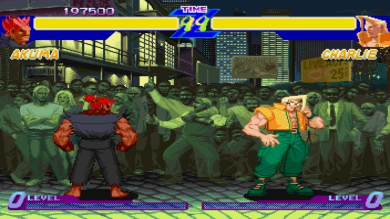 Street Fighter Alpha 1 [Saturn] - play as Akuma