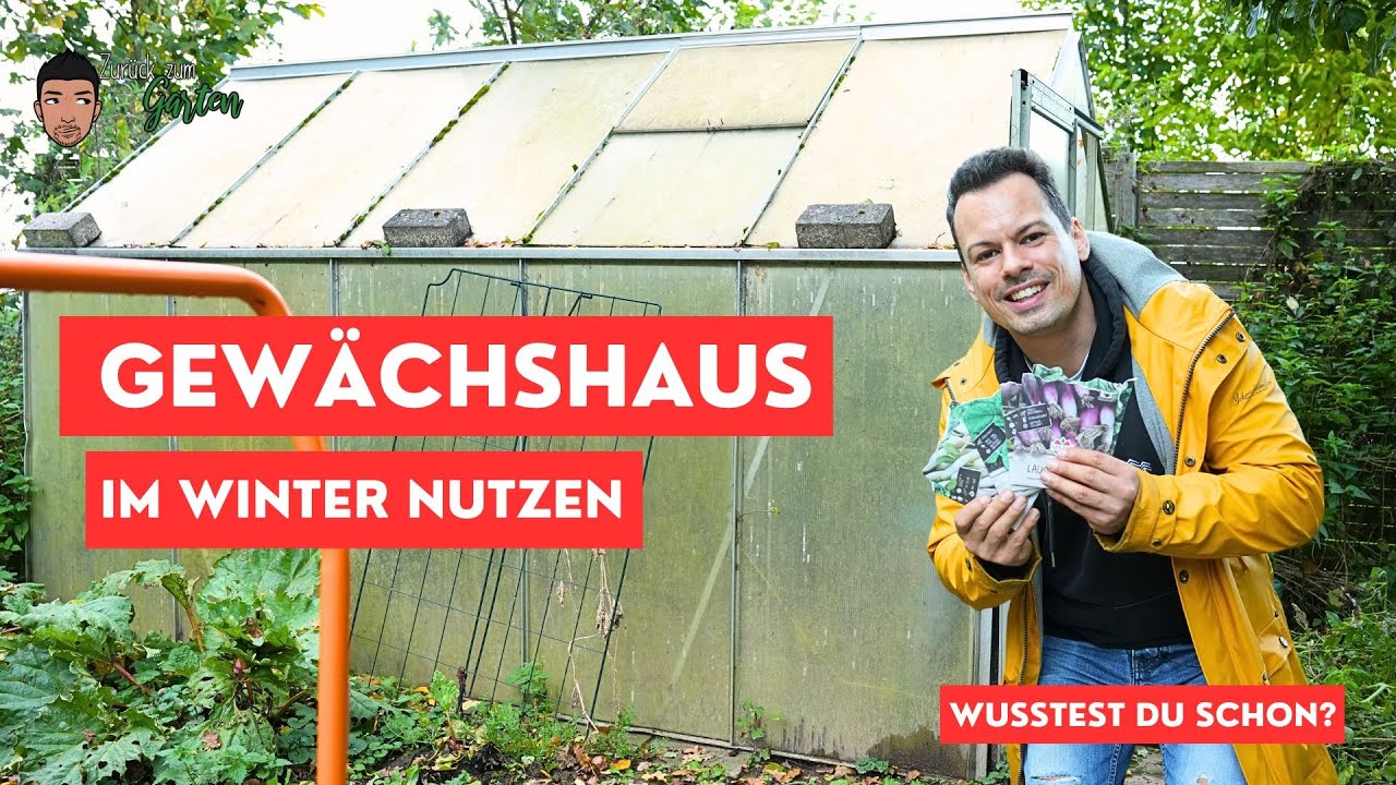 Gewächshaus winterfest machen und nutzen