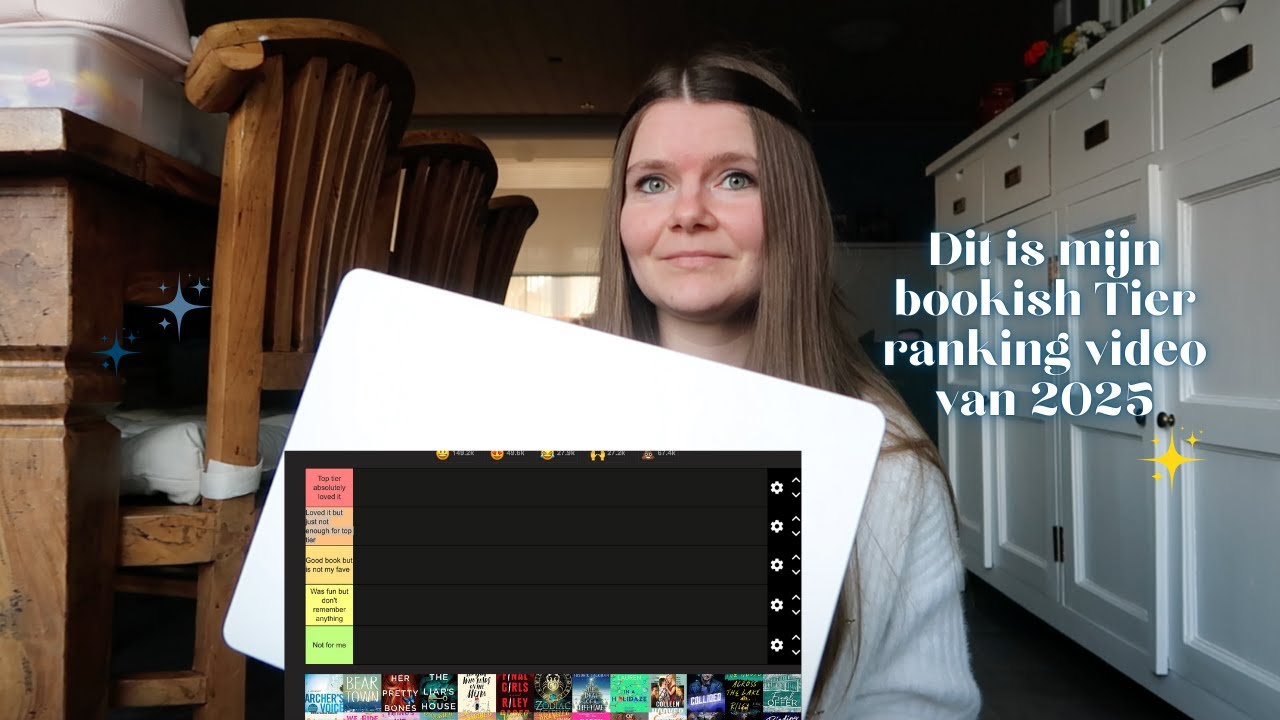 Bookish Tier ranking video 2025 🩷📚