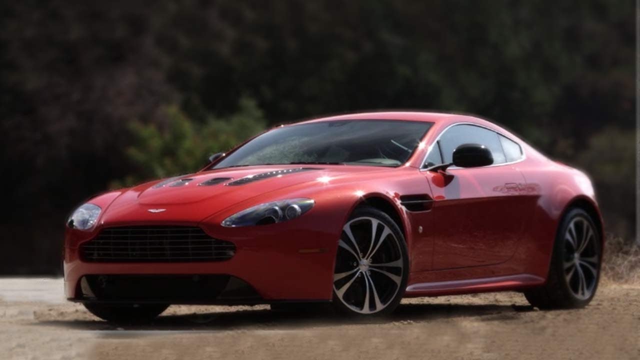 2013 Aston Martin V12 Vantage Driven on Canyon Roads - CAR and DRIVER