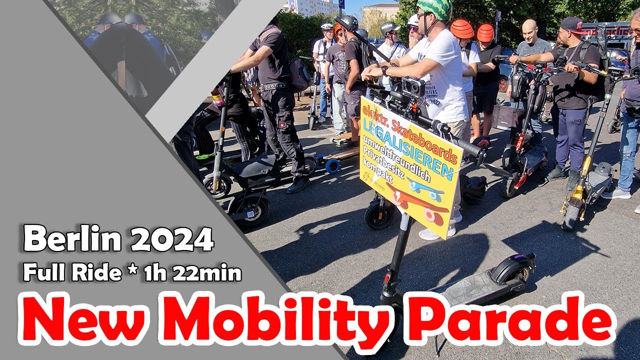 New Mobility Parade Berlin 2024 - Elektromobilität legalisieren