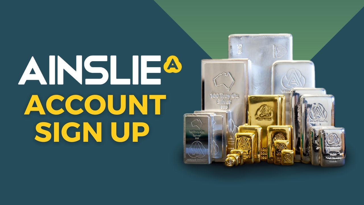 Account Sign Up Guide | Ainslie Bullion