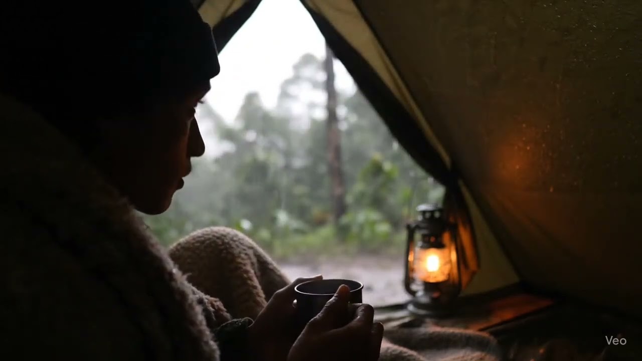What book 📚 would you choose for this moment?#ASMR #CampingVibes #TentLife #relaxingvideos