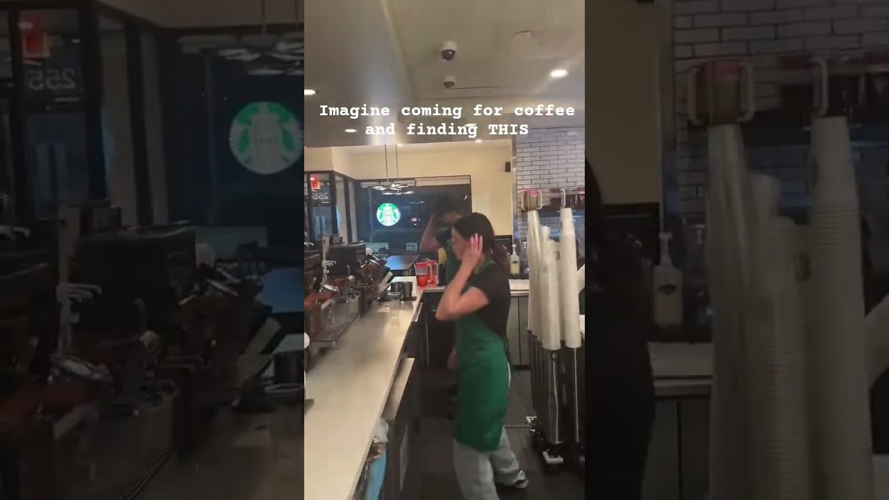 Imagine coming for coffee and finding THIS 