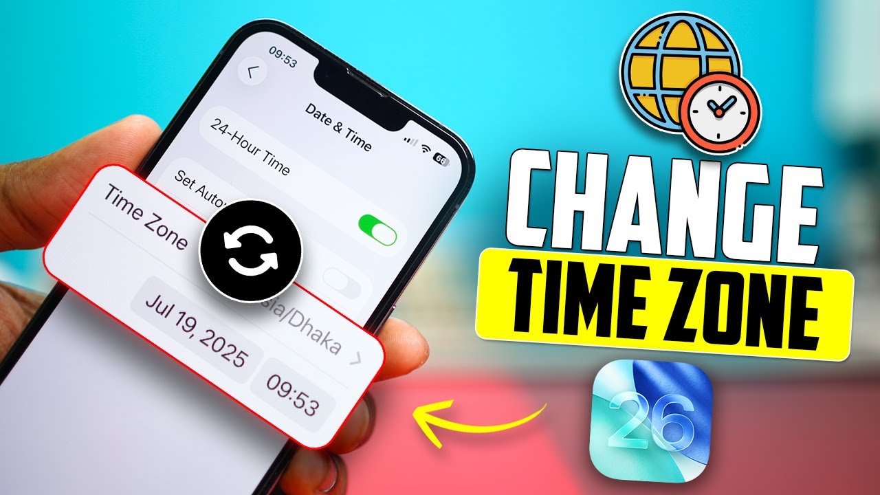 iPhone Showing Wrong Time? Fix Time Zone Manually on iOS 26 NOW!