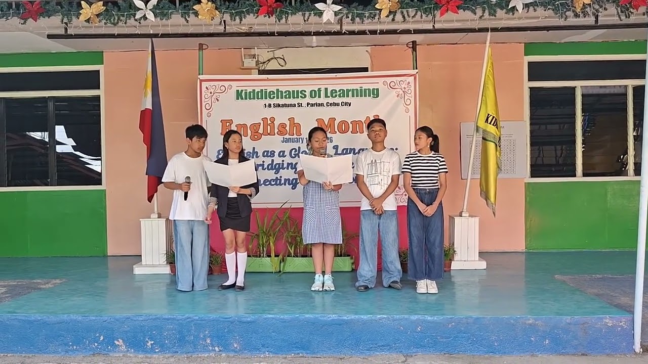English Month 2026- Newscasting (Grade 6)