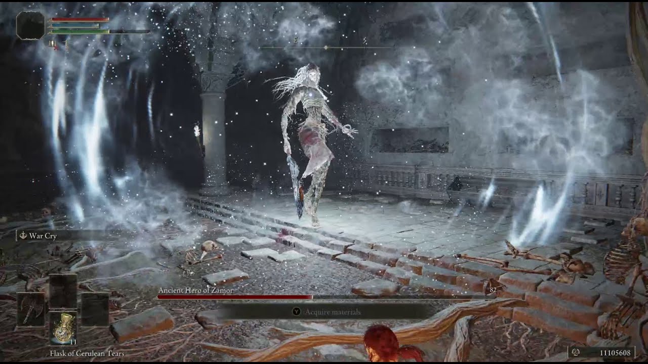 Ancient Hero of Zamor (Mountaintops of the Giants) [RL1 +0 NG+7 No Aux/Talismans]