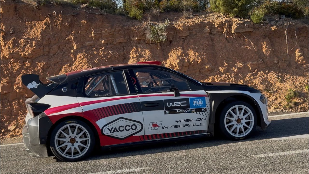 Test Yohan Rossel/Lancia YPSILON HF/ Rally 2/ 2026/