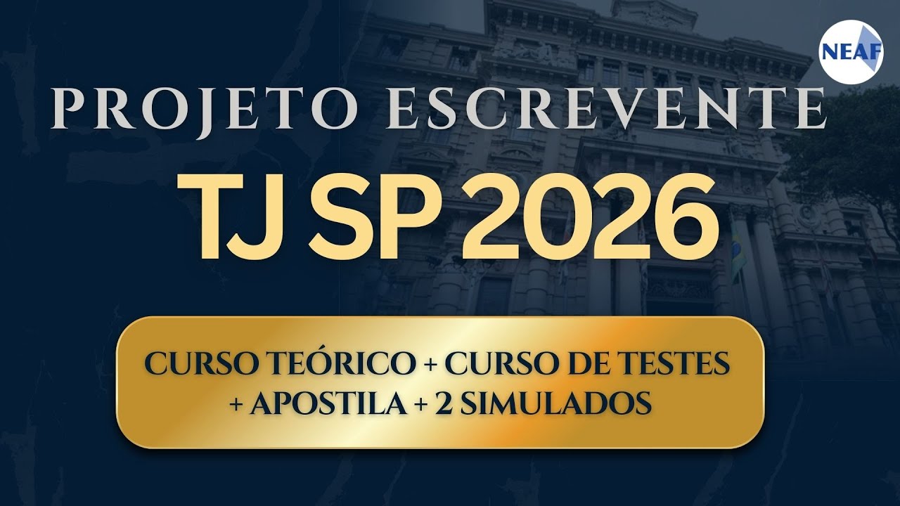 Projeto Escrevente TJSP 2026