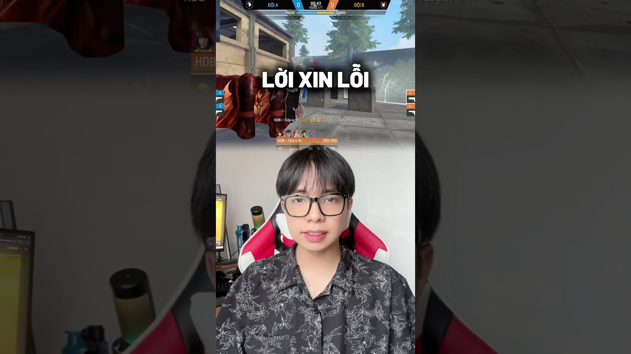 XIN LỖI C&Aacute;C BẠN! #shorts #trungthufreefire