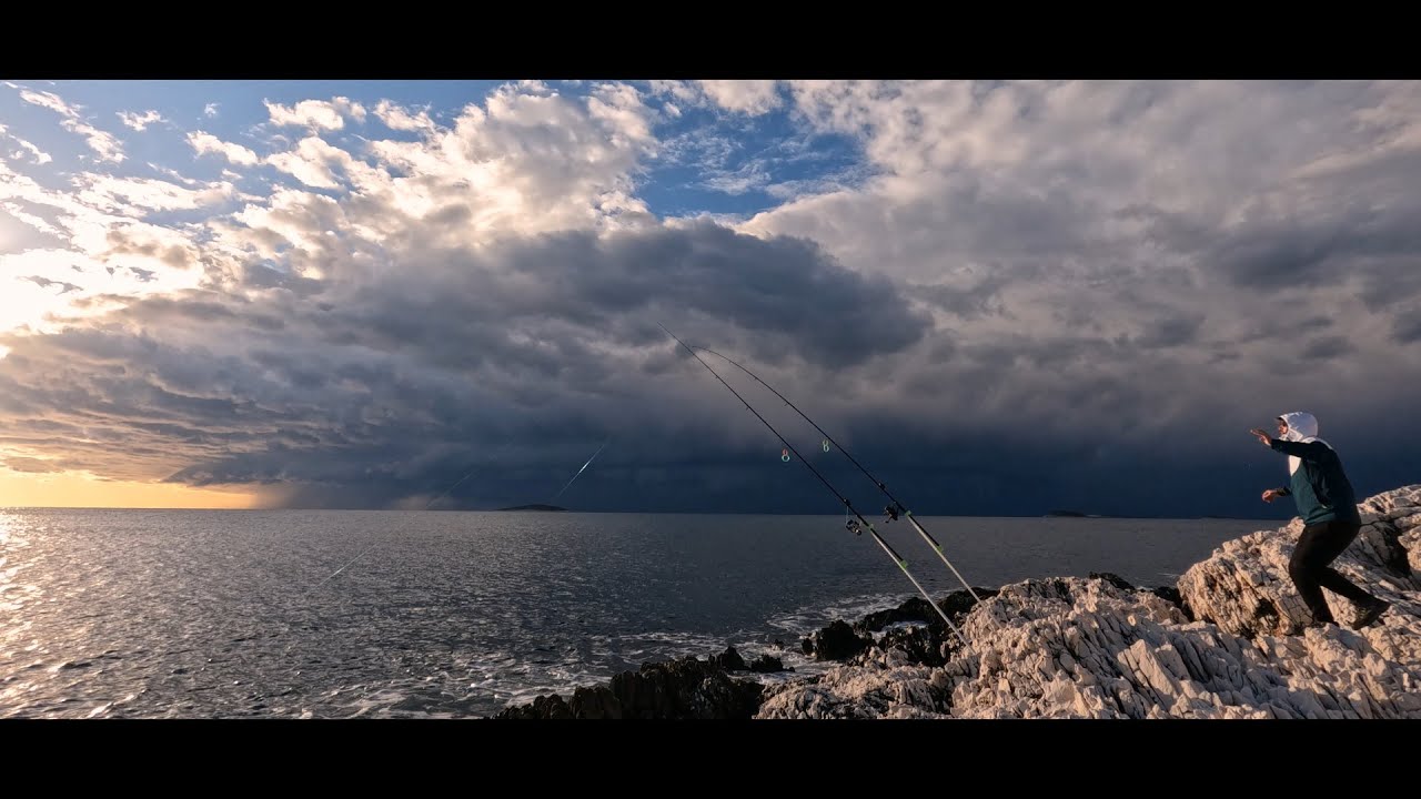 Jadranska nevera !!! Orada - Komarča - Ribolov 2022 - Fishing - Croatia - GoPro Hero 10