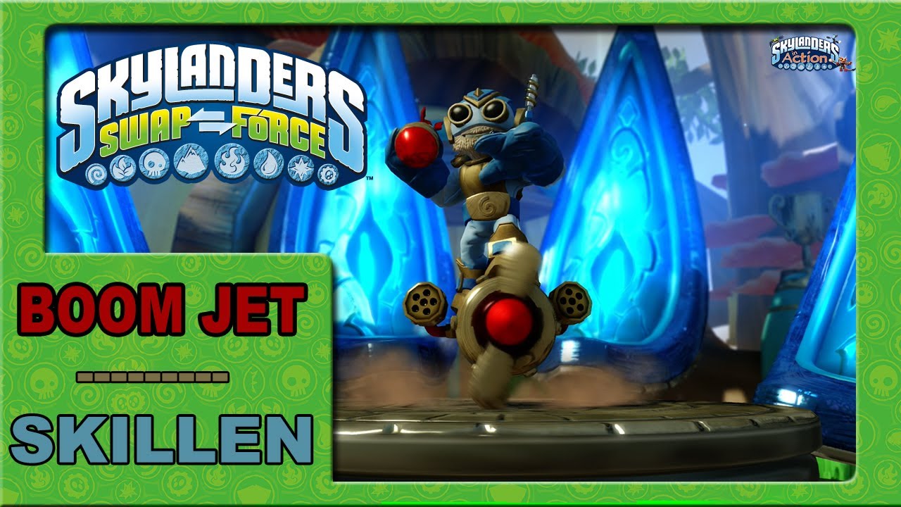 Boom Jet Skillen auf Anführer & Schützenass Skylanders Swap Force Verbesserung
