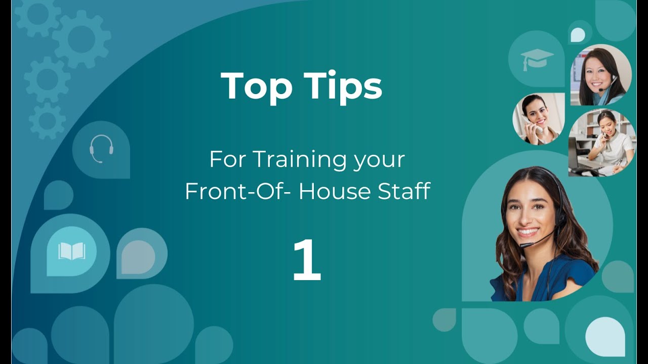 8 top tips for training your front of house staff