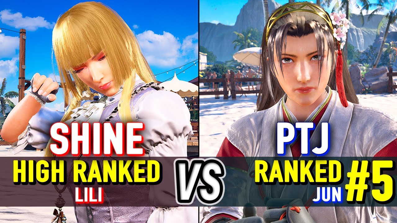 T8 🔥 SHINE (High Ranked Lili) vs PTJ (#5 Ranked Jun) 🔥 Tekken 8 High Level Gameplay