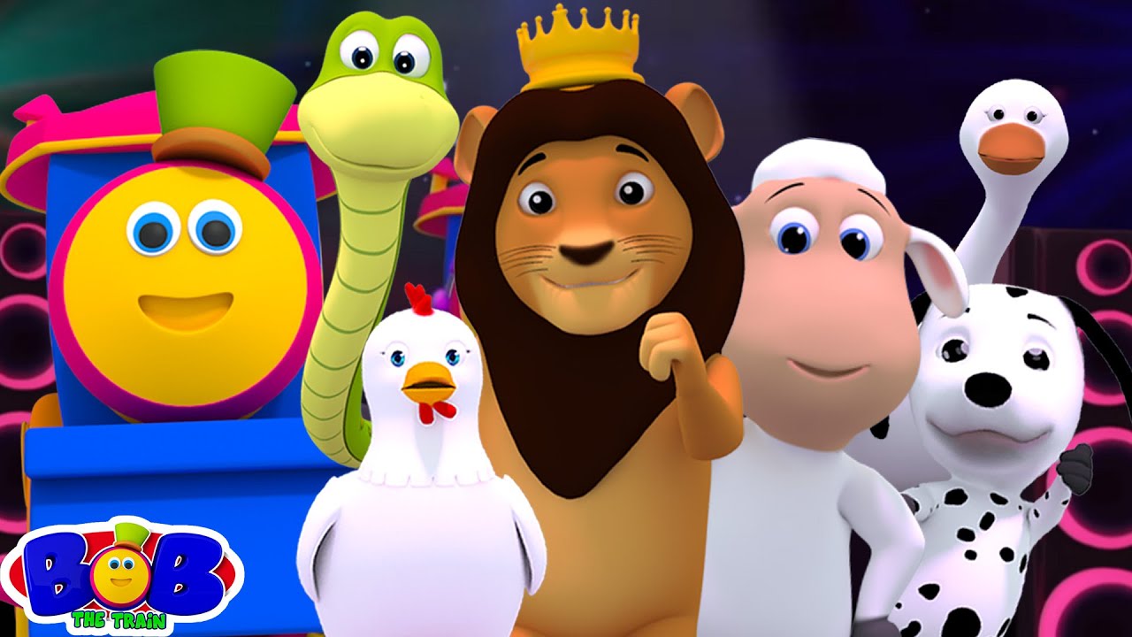 Animal Sound Song - Fun Learning Rhyme for Kids by Bob the Train