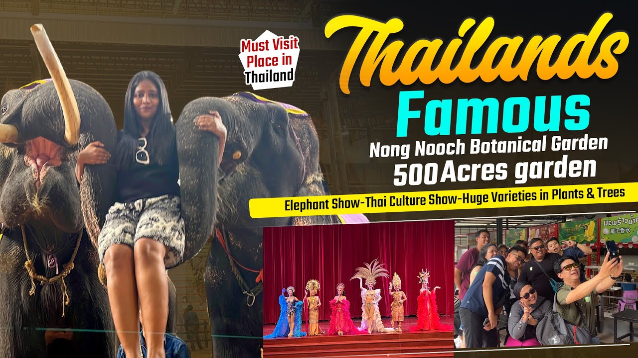 Nong Nooch Garden | Thai Culture | Elephant Show | Hyderabad to Bangkok tour details | Free Visa