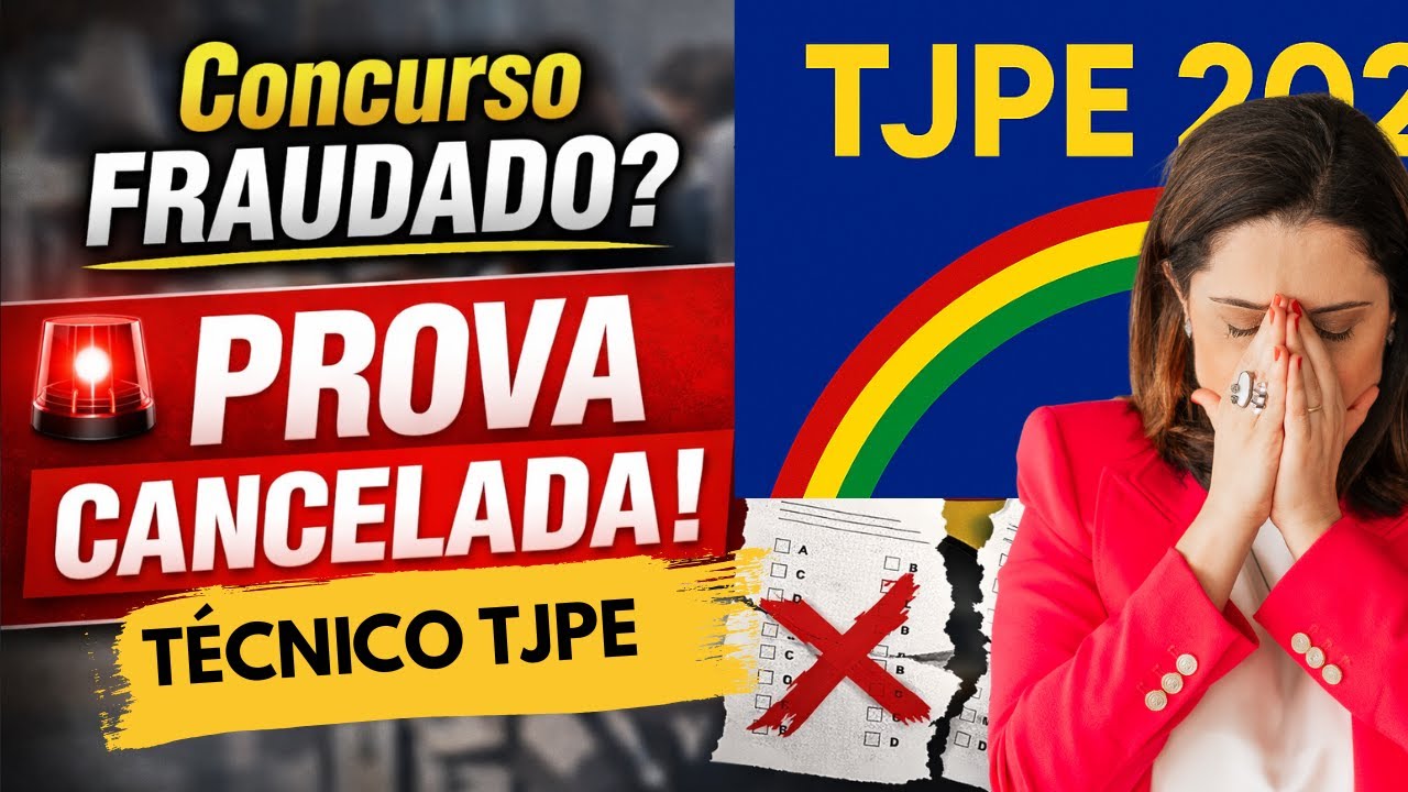 Bomba no Concurso! Fraude Confirmada e Provas de Técnico Anuladas! E agora?