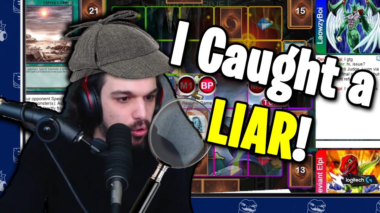 I Caught a LIAR! | Yu-Gi-Oh Judge Call Twitch Highlight