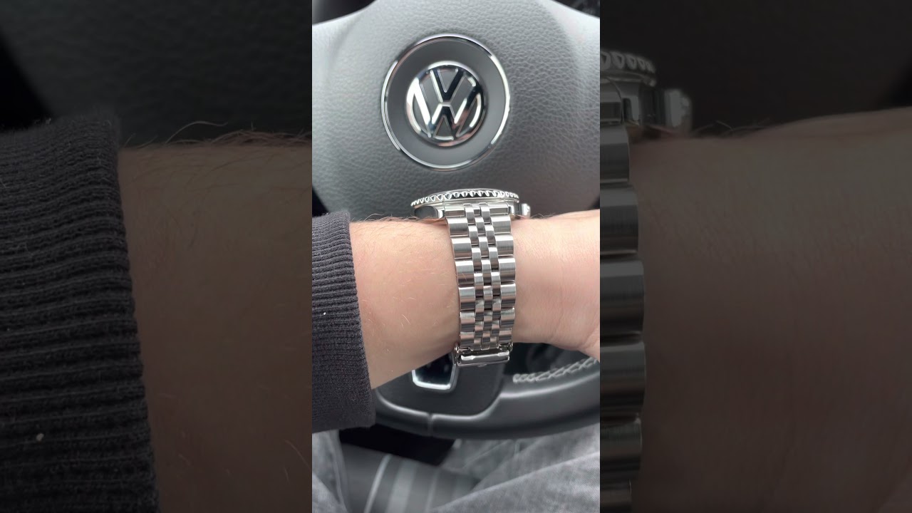 Steinhart Ocean One 39mm Black Ceramic on Jubilee Bracelet