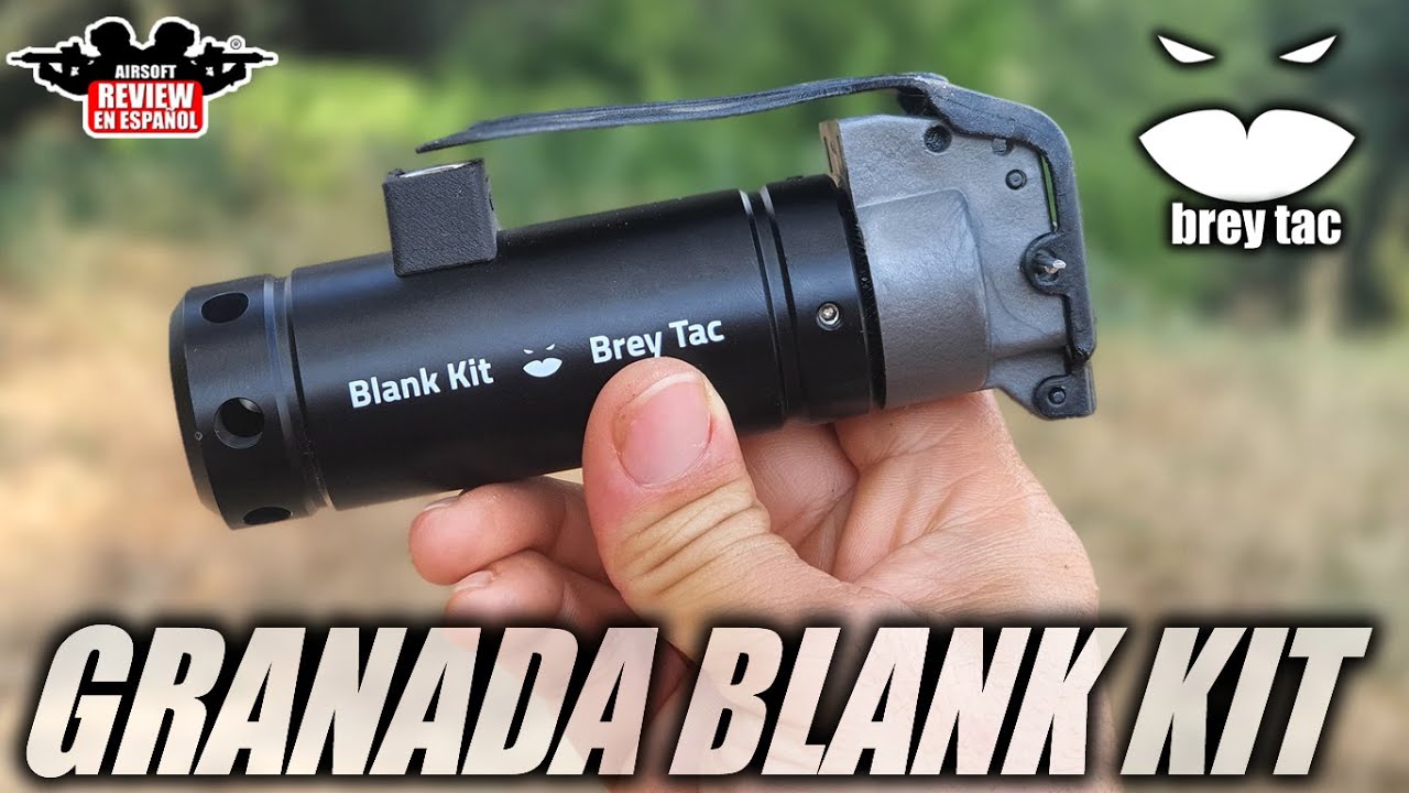 Granada de fogueo Blank Kit de Brey Tac dale una 2a vida a tu Thunder B | Airsoft Review en Español