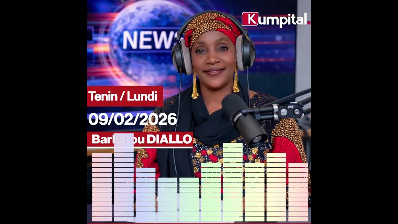 🎙🎧 L'actualité en Pulaar 🇬🇳 du Lundi 9 Février 2026 avec Barkatou 𝗗𝗜𝗔𝗟𝗟𝗢