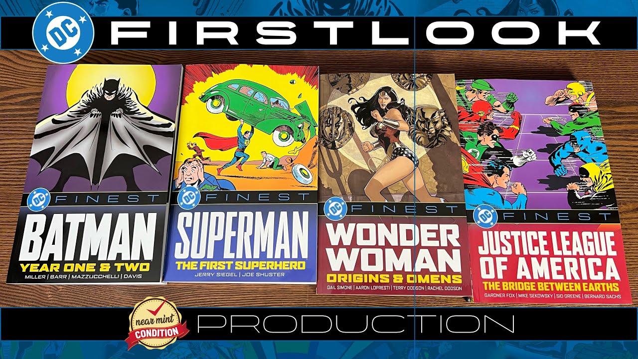 First Look DC's Finest Line | What is the DC Finest Line? | Batman | Superman | Wonder Woman | JLA