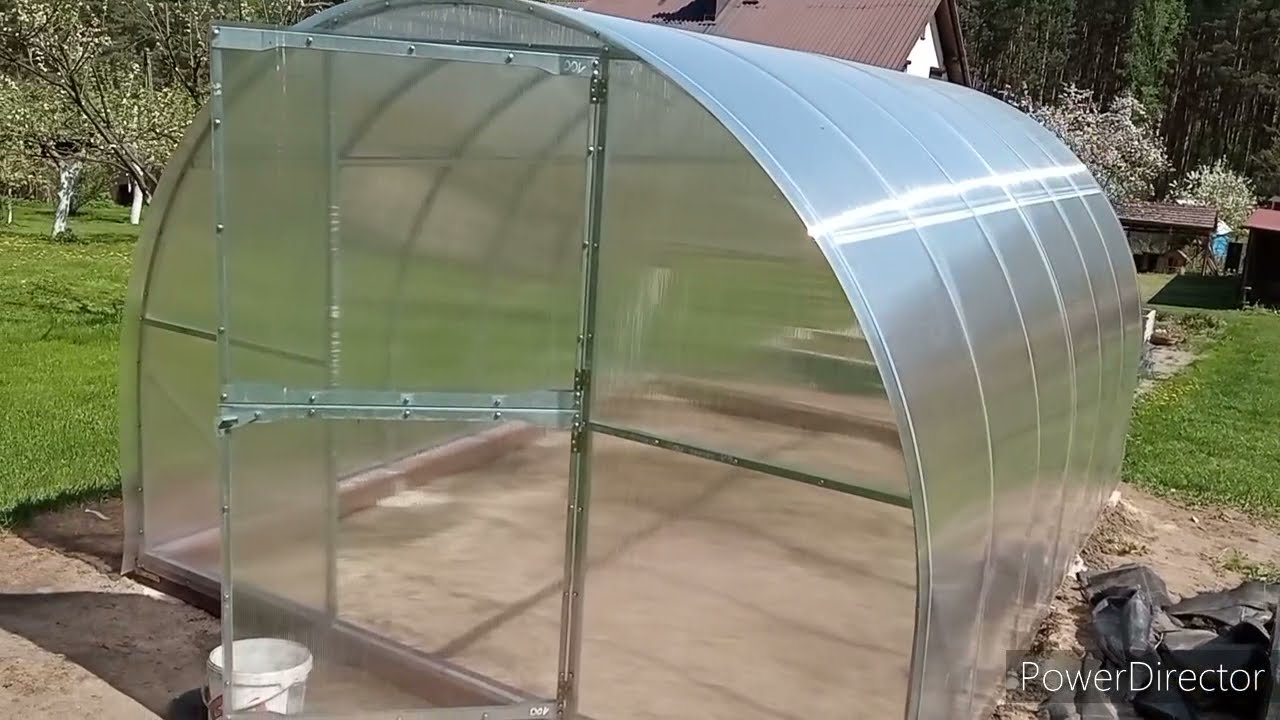 Szklarnia, tunel z poliwęglanu Gr solar.
