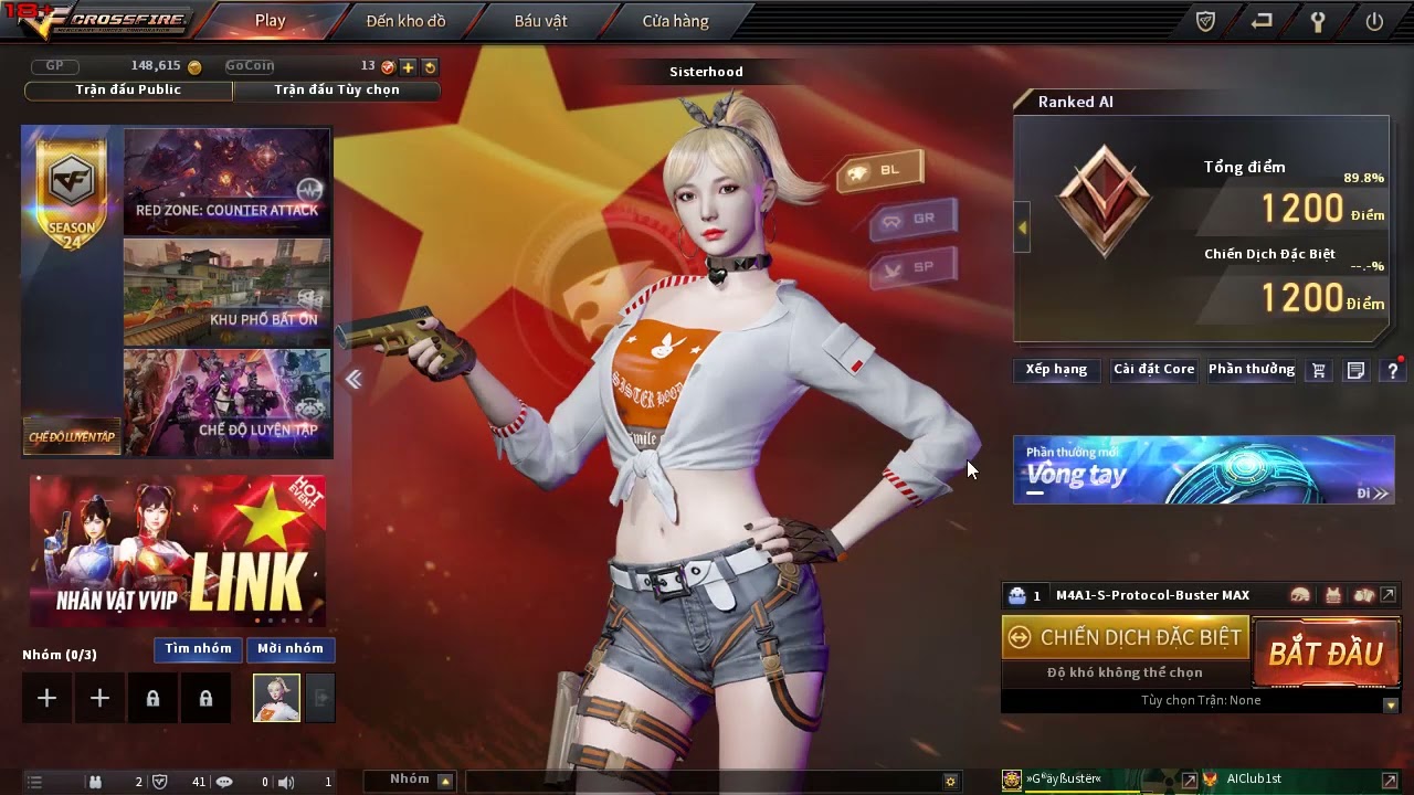 Phần thưởng kết thúc mùa Rank C4 Season 23 - CFVN
