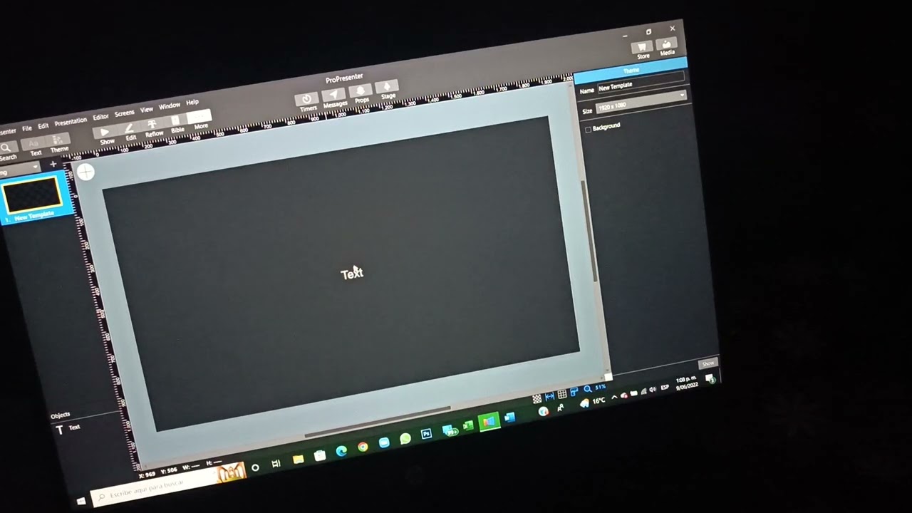 Como agrandar las letras de la biblia en propresenter 7