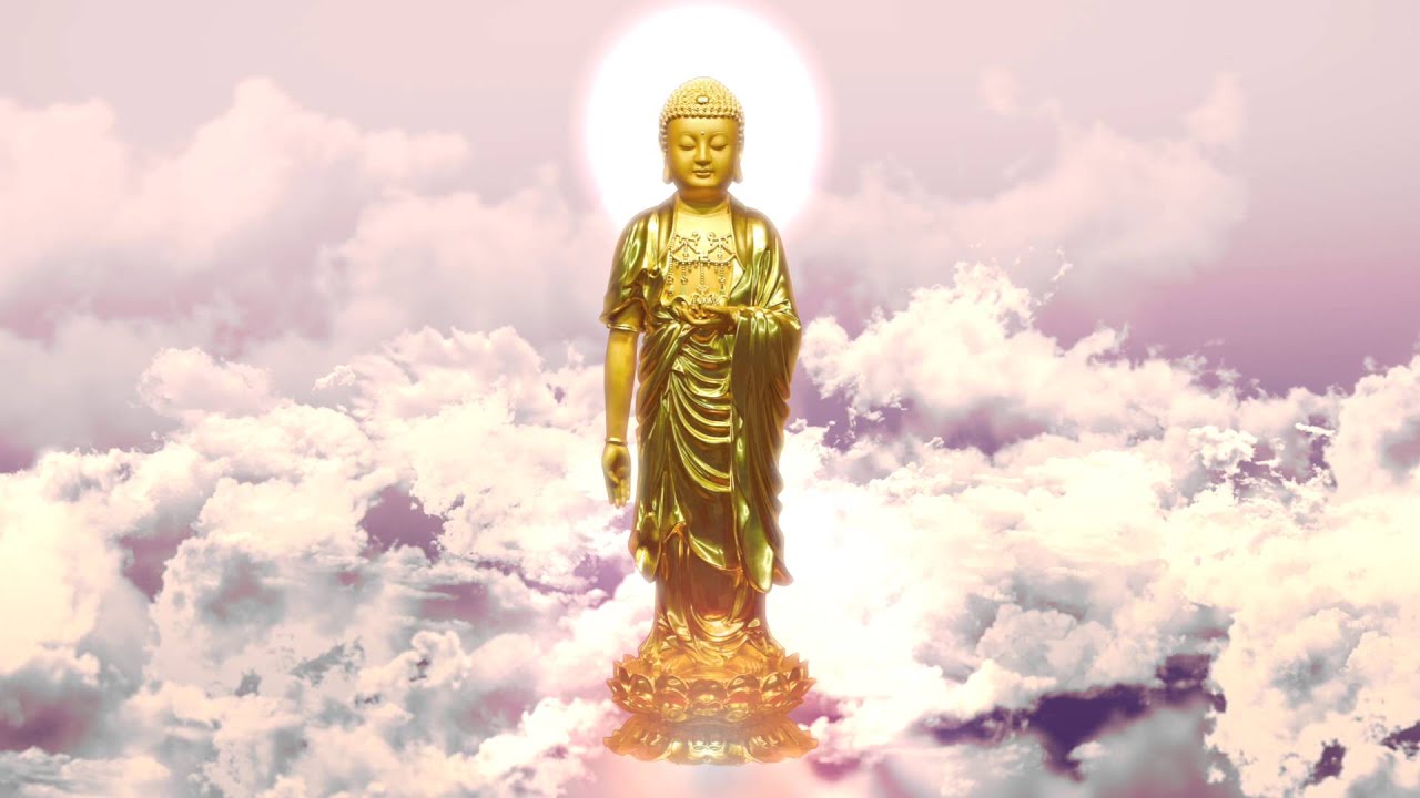 阿彌陀佛 Amitabha 聖號 淨空老法師念佛（慢速 木魚 引磬版）觀像 HD 1080p