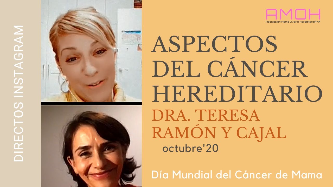 Cáncer Hereditario: qué es, prevención, genes, brca1, brca2 - Dra. Teresa Ramón y Cajal