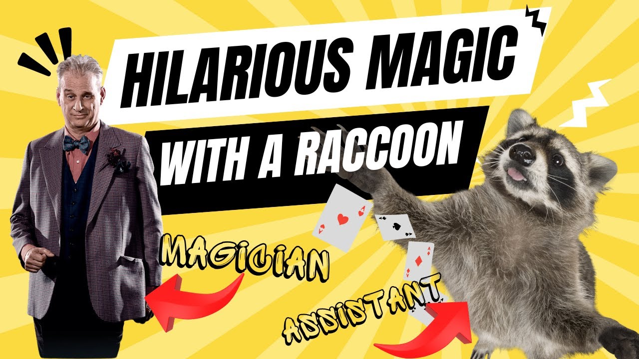 Magic Breakdown - Hilarious comedy magic with Rocky Raccoon! #comedymagician #magicians