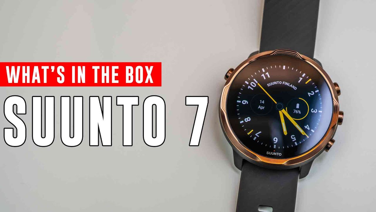 Suunto 7 Unboxing: Adventure-tracking technology combined with Wear OS functionality