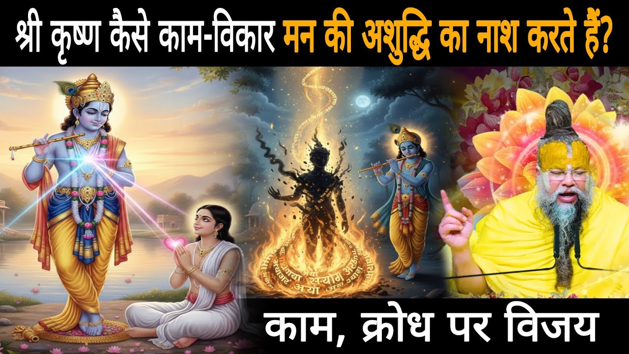 गीता का रहस्य-कृष्ण कैसे काम-विकार का नाश कर के मन को शुद्ध करते है?
