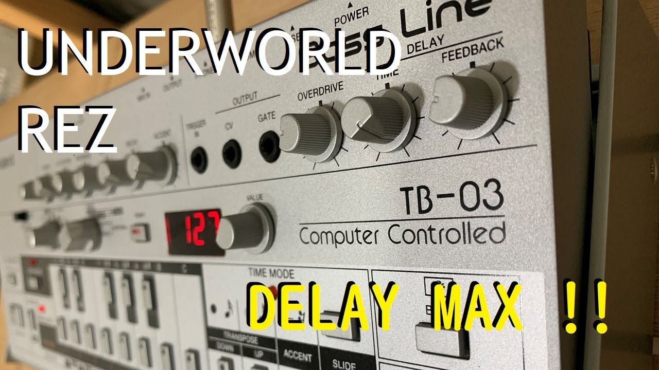 Underworld(アンダーワールド） Rez  (TB03 TR09 JX03 Nubass TD3 REMIX)