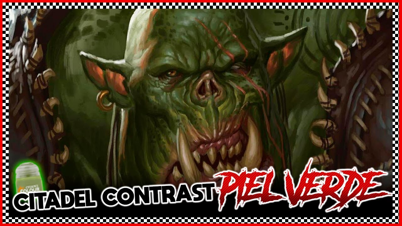 CITADEL CONTRAST - 🐸 Como pintar pieles orkos 🎨