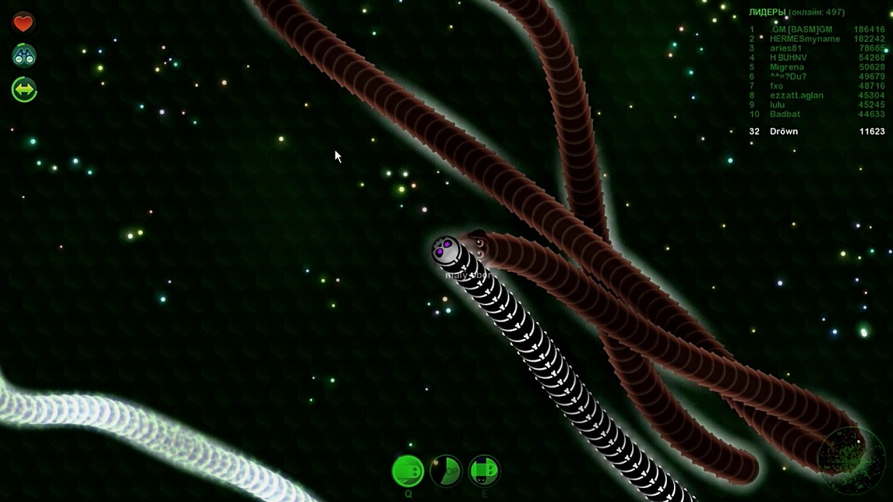 Wormax.io ⚝ Deadly Moments I ⚝ Dröwn