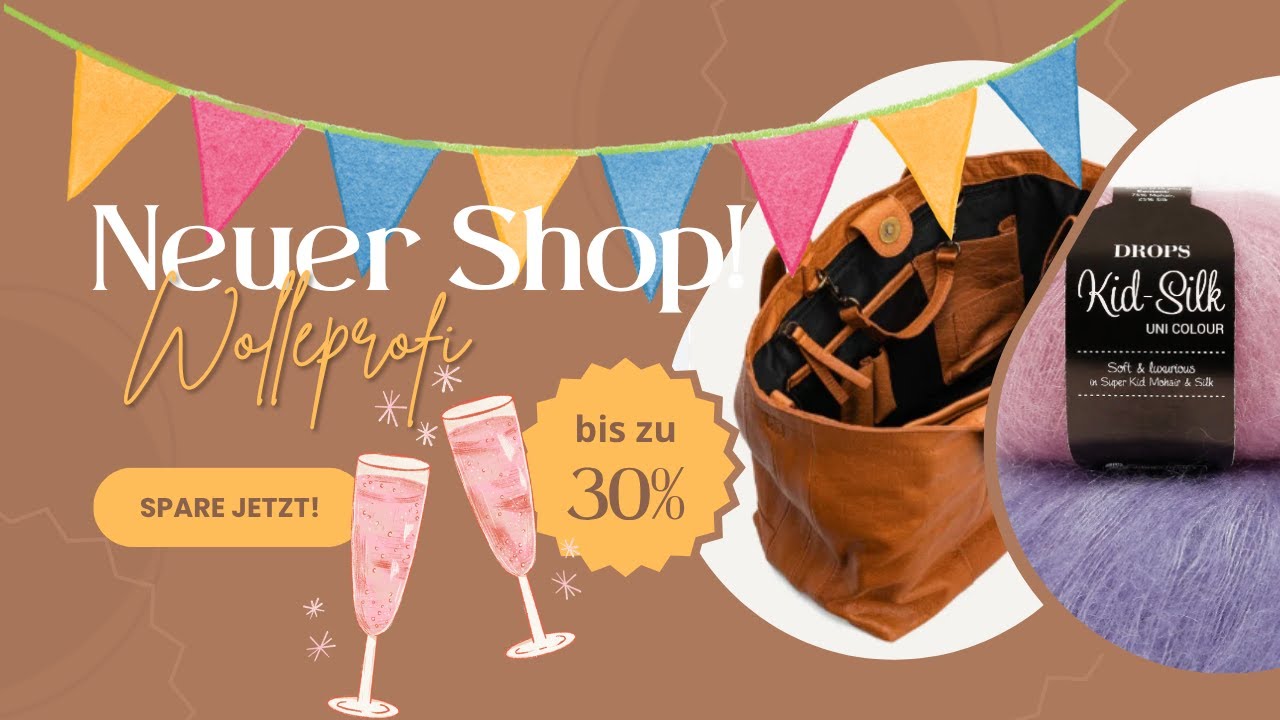 Neuer Shop von Wolleprofi! 🥳Herzlichen Glückwunsch zur eigenen Internetseite🥳 !